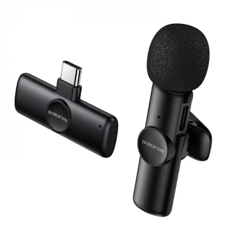 Бездротовий мікрофон BOROFONE BFK16 Winner Type-C Black