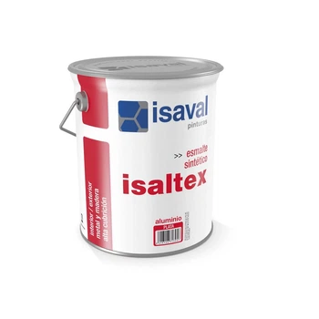 Синтетична емаль Isaval для захисного та декоративного оздоблення Ізалтекс-алюмініо 0.75 л