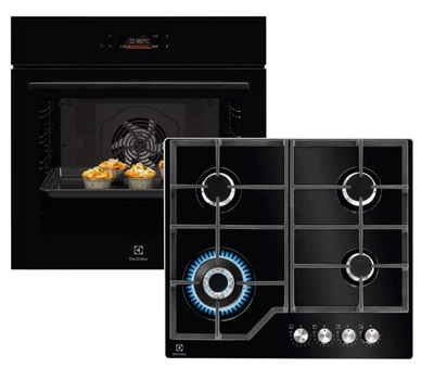 Комплект Духова шафа електрична Electrolux LOE8F38Z + Варильна поверхня газова Electrolux KGG64362K