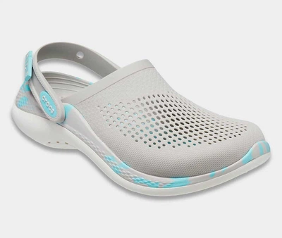 Крокси сабо Crocs LiteRide 360 Clog Grey Multi Marbled 38 сірі
