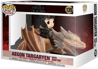 Фигурка Эйгон Таргариен и Солнечный Огонь — Funko Pop! Rides: HOUSE OF THE DRAGON — AEGON TARGARYEN WITH SUNFYRE #135