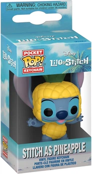 Фигурка на клипсе Стич с ананасом — Funko Pop! Keychain: DISNEY: LILO & STITCH — STITCH WITH PINEAPPLE #87209