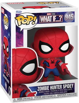 Фигурка Охотник на зомби Человек-Паук — Funko Pop! Marvel: WHAT IF...? — ZOMBIE HUNTER SPIDEY #945