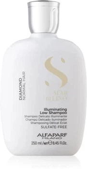 Шампунь для ухода и блеска волос AlfaParf Semi Di Lino Diamond Illuminating Low Shampoo 250 мл