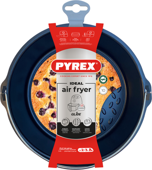 Форма для запекания Pyrex AirFryer Круглая 20x19x7.5 см 1.6 л (AF20DR6/8046)