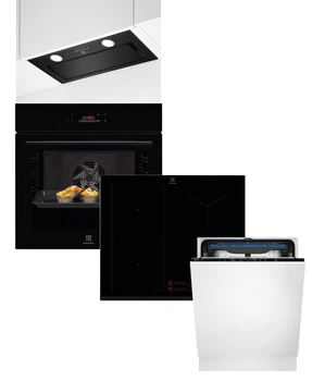 Комплект Духова шафа електрична Electrolux LOE8F38Z + Варильна поверхня індукційна Electrolux EIS62453 + Витяжка Electrolux LFG716R + Посудомийна машина Electrolux EEM48221L