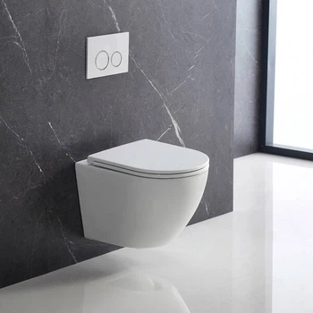 Унітаз підвісний Devit Flow DFL0460111MW 490х365х370mm з кришкою soft-close, матовий білий