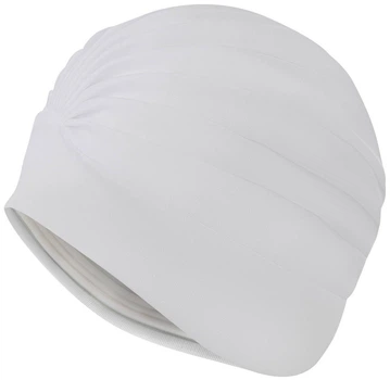 Шапка для плавания Aqua Speed белая тюрбан шапочка для волос волос унисекс для бассейна и пляжа