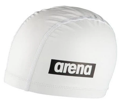 Шапка для плавания Arena белая унисекс водонепроницаемая шапочка для плавания комфортная