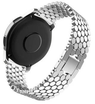 Ремешок металлический Besta Honey Silver размер 22