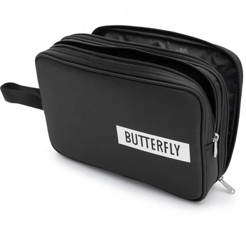 Подвійний чохол на ракетку для настільного тенісу Butterfly Logo 2019, black