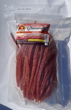 Свинина соломкою зі смаком "Чорізо", 500г, ТМ "Еліт Снек"