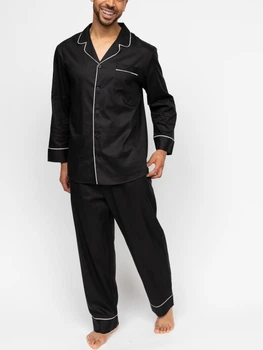 Піжама чоловіча Cyberjammies Hotel 3066_BLK — це домашній комфорт у стилі luxury XL Чорний (ZIK0000028224)