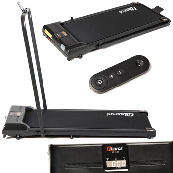 Электрическая беговая дорожка AbarQs BZ-38.30 складная WalkingPad, ультратонкая домашняя дорожка под кровать для ходьбы и бега (10 км/ч, 110 кг)