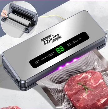 Бытовой вакуумный упаковщик с откачкой воздуха для продуктов ZP-00358, автоматический вакуматор с автоматической запайкой до 30 см