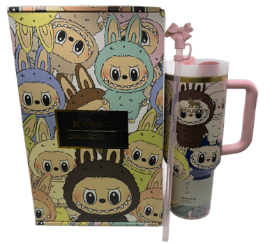 Термос термокружка Stanley Quencher H2.0 Tumbler из нержавеющей стали Labubu Cup Premium Look 1,18 л KT8005202