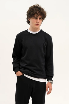 Світшот чоловічий Black 8XL