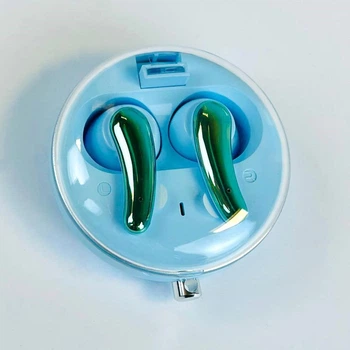 Бездротові Bluetooth навушники Remax C1 Elves Series ClearBuds |Bluetooth 5.3, 30/200mAh, до 4 годин роботи, вбудований мікрофон з шумозаглушенням ENC, швидка зарядка, сенсорне керування| Блакитний