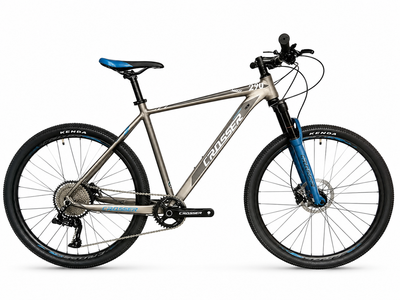Велосипед горный 29" Crosser Solo рама 21", 1x12 L-TWOO AX, гидравлика Shimano MT200, воздушная вилка Синий
