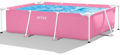 Каркасный бассейн Intex 28266 (220 х 150 х 60 см) розовый