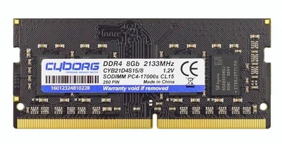 Оперативна пам'ять Cyborg DDR4 8GB 1600MHz SO-DIMM для ноутбука (CYB21D4S15/8)