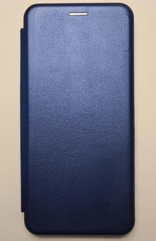 Чехол книжка Magnei для Samsung Galaxy M12 с магнитом синий