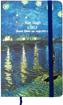 Блокнот Centrum 81145 Van Gogh Self Зоряна ніч на Роною А6 80 аркушів в лінію (2000998485726)