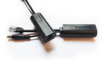 Комплект PoE, 9-48V, інжектор/сплітер Gigabit (female/male) (043742)