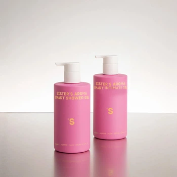 Набор для очистки кожи тела Sister's Aroma: Гель для душа Sister's Aroma Smart Shower Gel Peony 250 мл + Гель для интимной гигиены Sister's Aroma Smart Intimate Gel Peony 250 мл