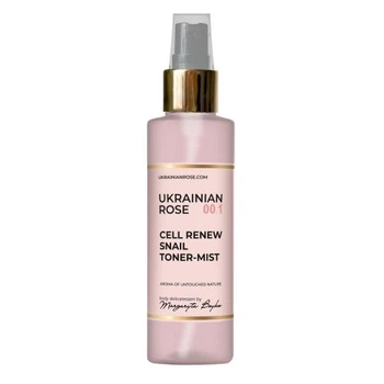 Тонер-міст для обличчя Ukrainian Rose Cell Renew Snail Toner-Mist для живлення шкіри 100 мл
