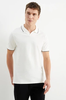 Поло из хлопка C&A 2216070c62 XXL белое (100010535)
