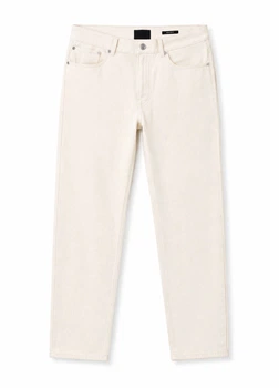 Джинси regular H&M 925664001c61 W32 молочні (100009671)