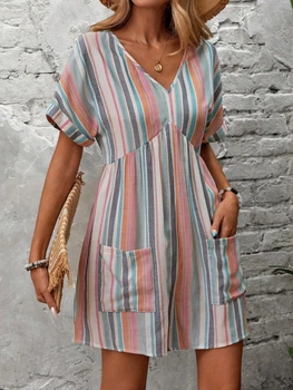 Комбинезон из вискозы Shein sz2405113332120637 M комбинированный (100009820)
