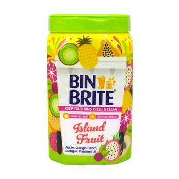 Нейтралізатор неприємного запаху з сміттєвого баку Bin Brite Bin Island Fruit 500г