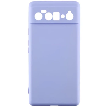 Чехол TPU GETMAN Liquid Silk Full Camera для Google Pixel 9 Pro XL Сиреневый / Light purple