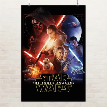 Постер Звёздные Войны: Пробуждение Силы, Star Wars: Force Awekens (2015), A3 42×28 см (id0003)