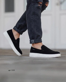 Сліпони NS Slipones Classic 42 (26.5-27 см) Black White (арт 1359)