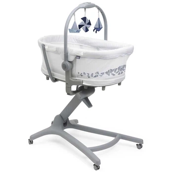 Ліжечко-стільчик 5 в 1 Chicco Baby Hug Pro, колір білий (87076.14)