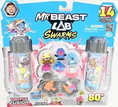 Mega zestaw figurek COBI MrBeast Lab Swarms 14-pak (24877) (5902251501303)