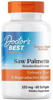Пальма сабальна Doctor's Best Saw Palmetto 320 мг 60 капсул (753950000827)