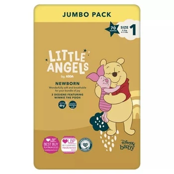 Підгузки LITTLE ANGELS 1розмір (70шт)