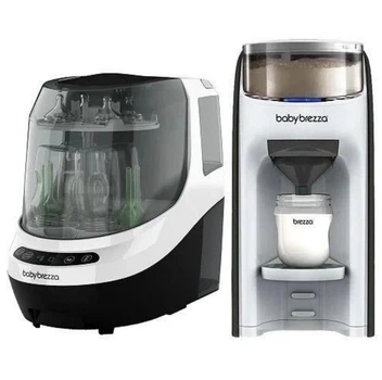 Машина для приготування дитячої суміші Baby Brezza Formula Pro Advanced + Машина для миття пляшечок 3 в 1 Baby Brezza Bottle Washer Pro