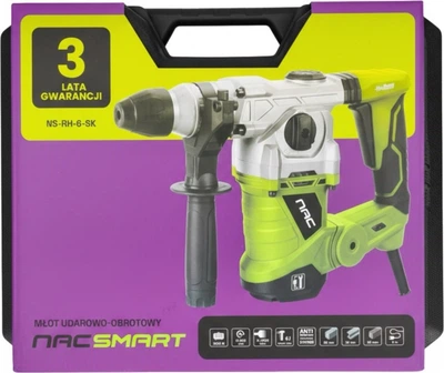 Młot udarowo-obrotowy Nas SMART NS-RH-6-SK 1500W 6J (5905842533424)