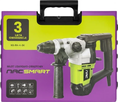 Młot udarowo-obrotowy Nas SMART NS-RH-4-SK 900W 4J (5905842533417)