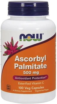 Аскорбіл пальмітат NOW Foods Ascorbyl Palmitate 500 mg 100 капсул (733739006080)