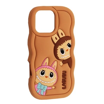 Чохол для iPhone 16 Pro Max LABUBU Case Коричневий