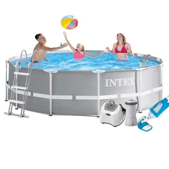 Каркасний басейн Intex 26716 6366 x 99 см для дому та відпочинку Об’єм 3785 л