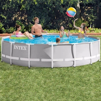 Каркасний басейн Intex 26720 круглий сімейний 427 х 107 см