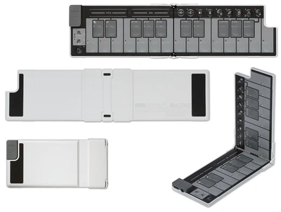 MIDI-клавіатура Korg nanoKEY Fold 25 клавіш складана Біла (4959112241787)