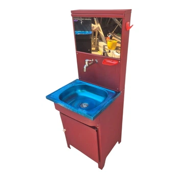 Умывальник мойдодыр матовый полимер (Red)